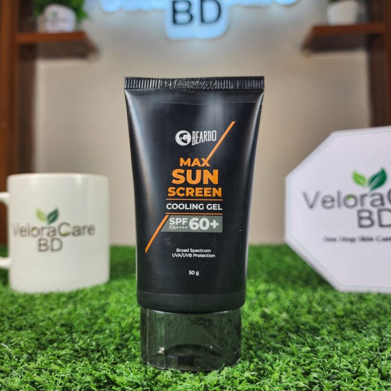 Beardo Max Sunscreen Cooling Gel SPF 60+ 50g
